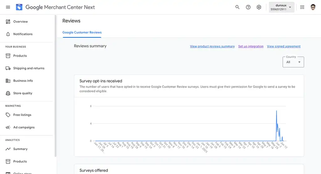 Get Google Merchant ID
