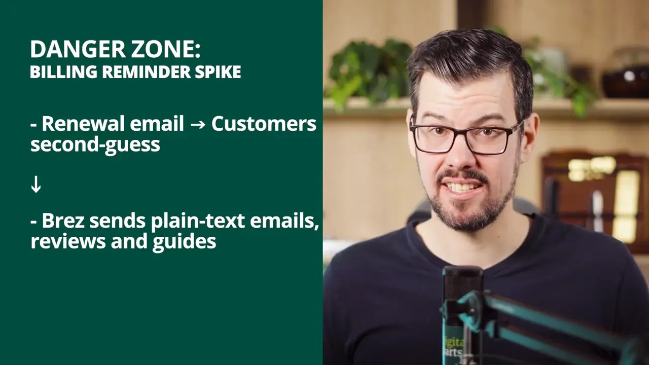 First billing reminder danger zone