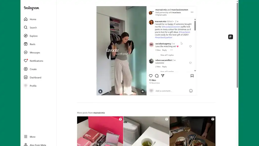 Another partnership ad example