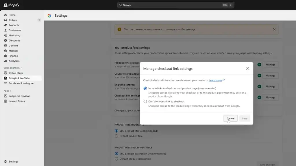 Other settings to enable in Google & YouTube app