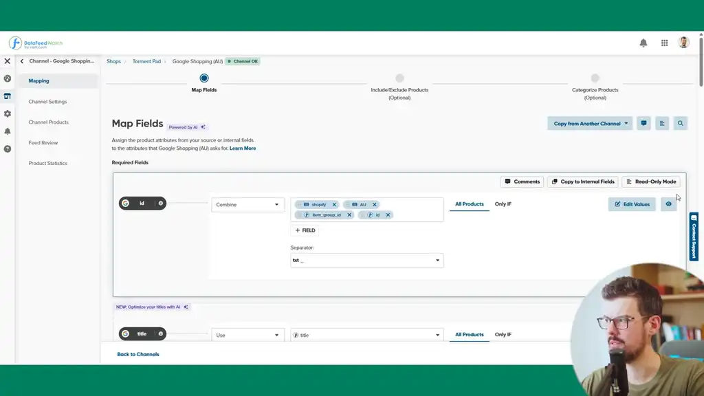 stick to default naming format