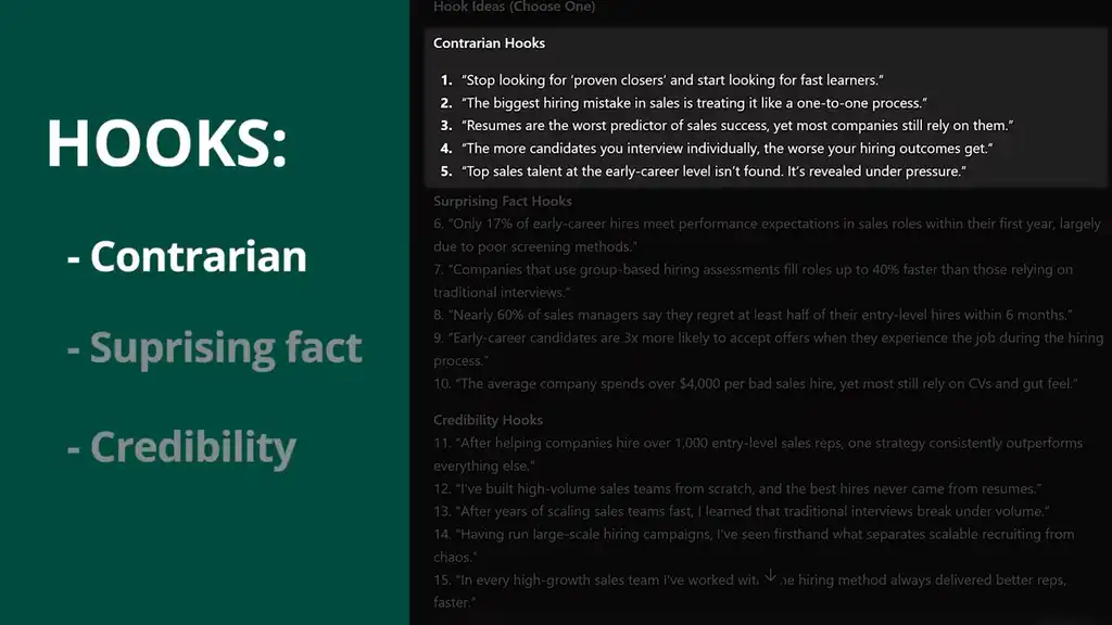 Contrarian hook examples