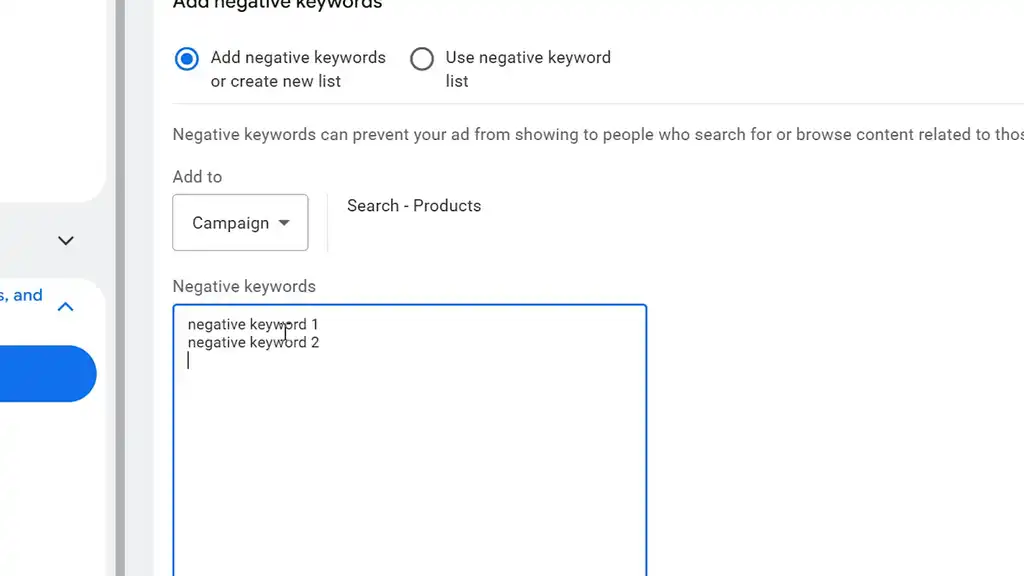 if you don't sell a certain brand, add as a negative keyword