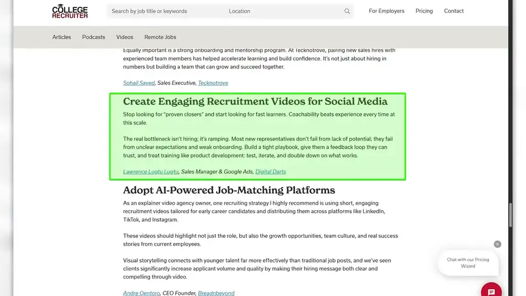 Landed the digital PR mention