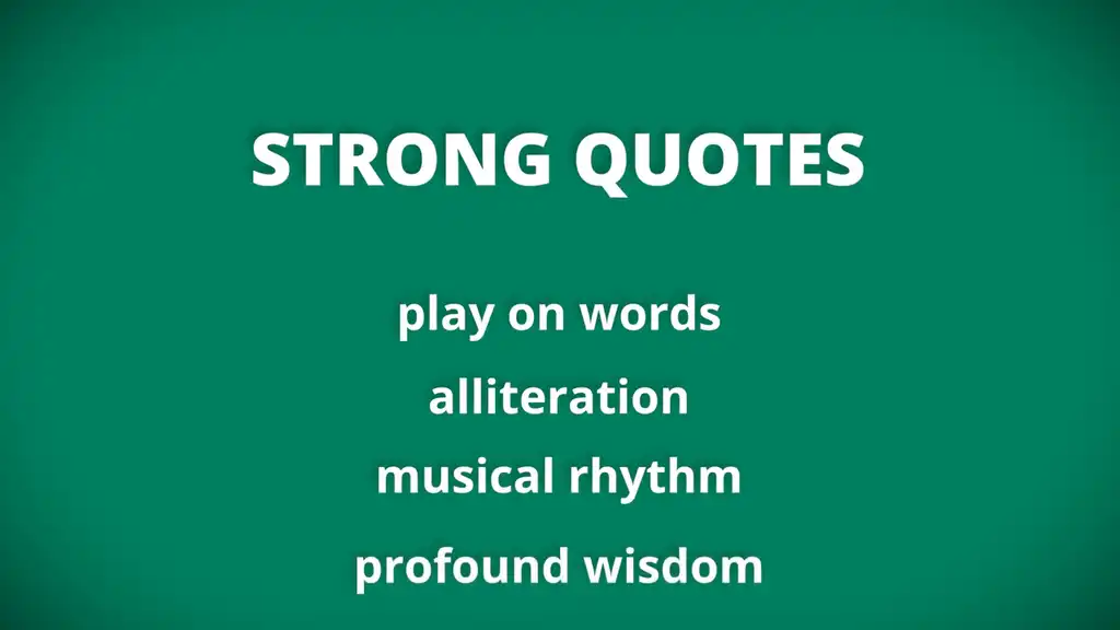 Strong Quotes