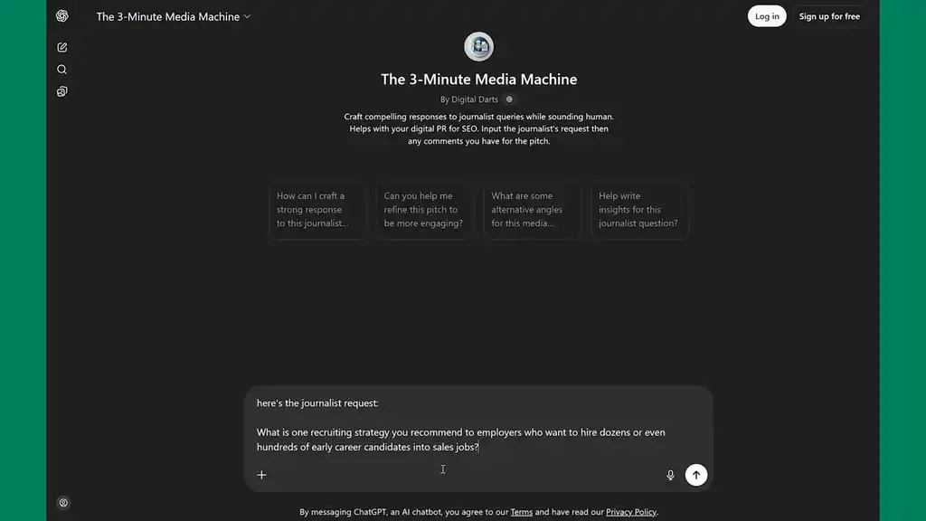 The 3 minute media machine