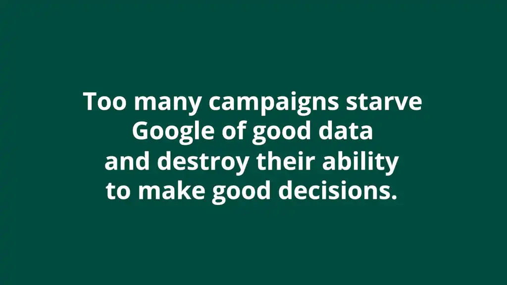 Too many campaigns starve data