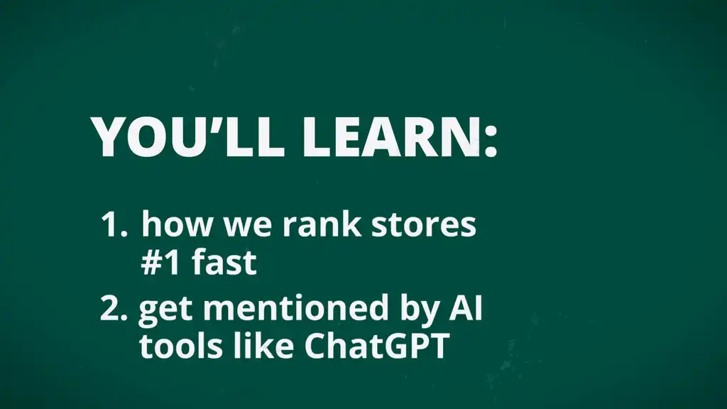 What you'll learn