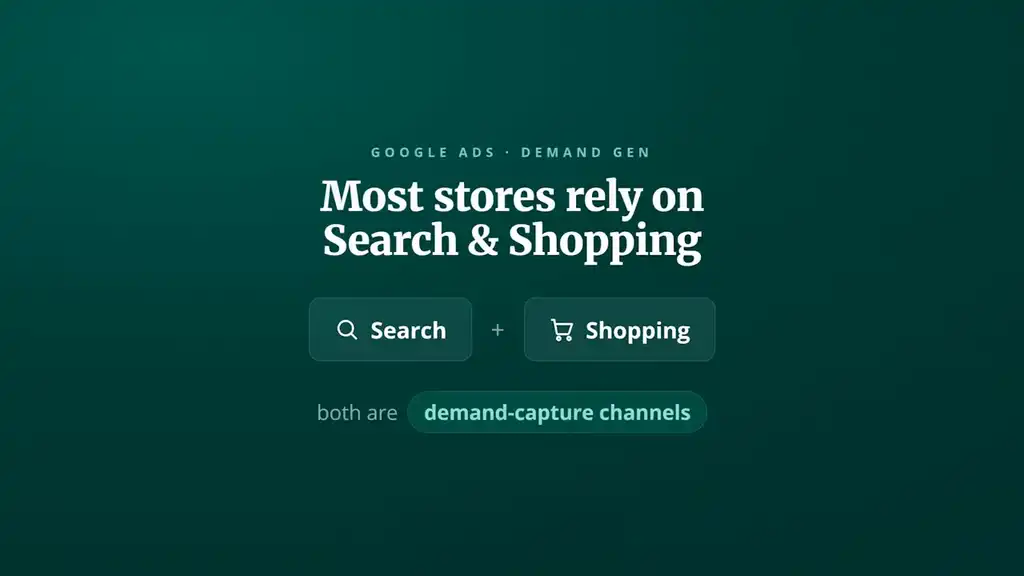 Most stores rely on search and shopping
